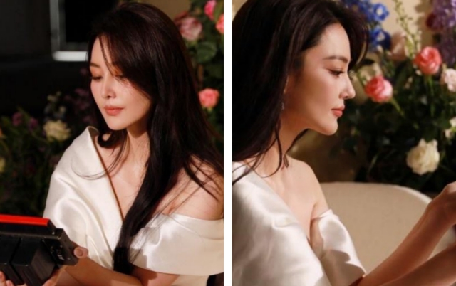 明艷,半裸美肩,張馨予,女人味,盡顯,動人 電鰻號｜張馨予半裸美肩，明艷動人，盡顯女人味！